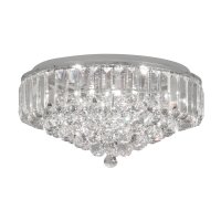 Oaks Lighting Lienz 8 Light Crystal Chandelier Chrome