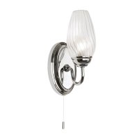 Oaks Lighting Sater Wall Light Chrome