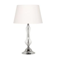 Oaks Lighting Isabella Table Lamp Chrome