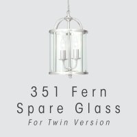 Oaks Lighting Fern Twin Replacement Glass