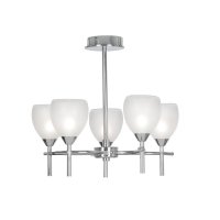 Oaks Lighting Etta 5 Light Pendant Chrome