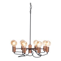 Oaks Lighting Tala 8 Light Chandelier Copper