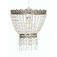 Oaks Lighting Ekon Non-Electric Pendant Satin Nickel