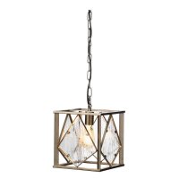 Oaks Lighting Sovana 1 Light Pendant Antique Silver