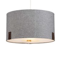 Oaks Lighting Logan Non-Electric Pendant Soft Grey