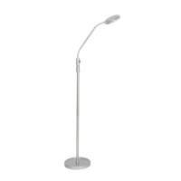 Oaks Lighting Surenta LED Floor Lamp Silver Grey