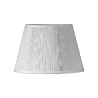 Oaks Lighting Mushroom Pleated Shade White - Various Sizes