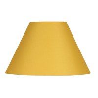 Oaks Lighting Cotton Coolie Shade Mustard - Various Sizes