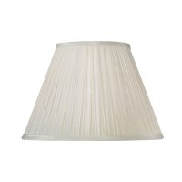 Oaks Lighting Small Box Pleat Shade Ivory - Various Sizes