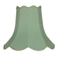 Oaks Lighting Scallop Shade Sage - Various Sizes
