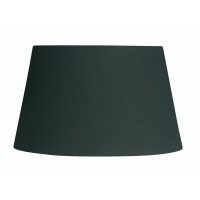 Oaks Lighting Cotton Drum Shade Black - Various Sizes