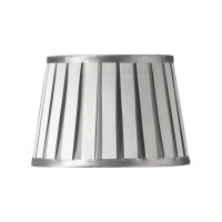 Oaks Lighting Pleated Shade Soft Grey - Various Sizes