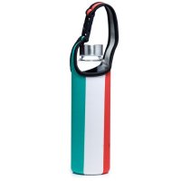 Puckator Fiat 500 Retro Glass Water Bottle with Protective Sleeve