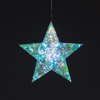 Battery Operated 36cm Dream Hanging Star with 100 White LEDS