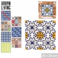 8 Urban Living White Window Box Coasters - 20cm