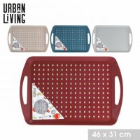 Urban Living Non Slip Tray - 4 Colours Assorted