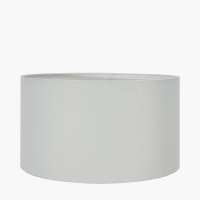 Pacific Lifestyle Harry Poly Cotton Cylinder Drum Lampshade 30cm - Ivory