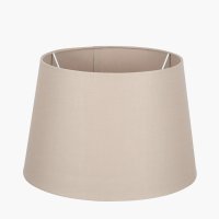 Pacific Lifestyle Adelaide Tapered Poly Cotton Lampshade 40cm - Taupe