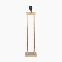 Pacific Lifestyle Langston Metal Column Table Lamp Base - Satin Brass