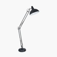 Pacific Lifestyle Alonzo Metal Task Floor Lamp - Matt Black