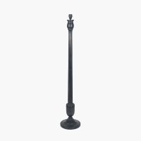 Pacific Lifestyle Captiva Mango Wood Floor Lamp Base - Antique Black