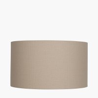 Pacific Lifestyle Henry Handloom Cylinder Lampshade 35cm - Taupe