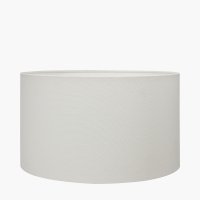 Pacific Lifestyle Henry Handloom Cylinder Lampshade 45cm - White