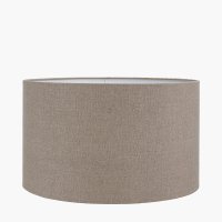 Pacific Lifestyle Edward Natural Linen Cylinder Lampshade 30cm