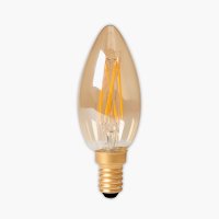 Pacific Lifestyle Calex LED E14 Lustre Glass Filament Candle