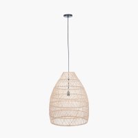 Pacific Lifestyle Molokai Natural Woven Cloche Pendant