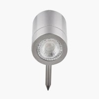 Pacific Lifestyle Lantana Metal Directional Ground Spike Light - Brushed Steel