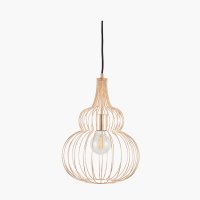 Pacific Lifestyle Dania Metal Wire Shaped Pendant - French Gold