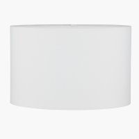Pacific Lifestyle Mia Oval Poly Cotton Lampshade 25cm - Ivory