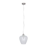 Pacific Lifestyle Almada Textured Glass Electrified Pendant - Clear