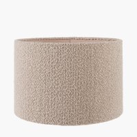 Pacific Lifestyle Rouen Boucle Cylinder Lampshade 35cm - Taupe