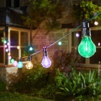 Smart Garden Decor Festoon LV String Lights, Multi Coloured - Set of 20