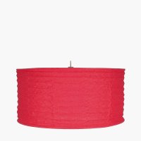 Pacific Lifestyle Patpong 50cm Red Jute Easy Fit Pendant