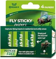 Insecto Sticky Fly Papers 4  pack