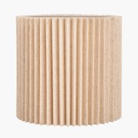 Pacific Lifestyle Callista Natural Linen Hard Pleat Lampshade 30cm
