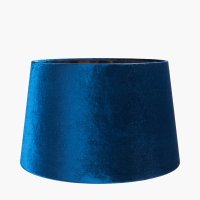 Pacific Lifestyle Aida Sapphire Velvet Tapered Lampshade 35cm