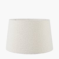 Pacific Lifestyle Martigues Boucle Tapered Lampshade 30cm - White