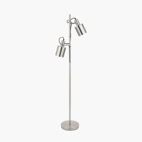 Pacific Lifestyle Aaron Metal Task Floor Lamp - Brushed Chrome