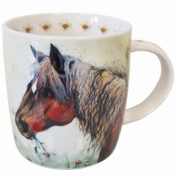Alex Clark Mug - Horse and Flowers