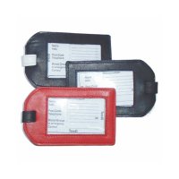 Birch Leather Luggage Labels - 4.5 x 3 Inch - Assorted