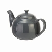 Siip Solid Glaze 6 Cup Teapot - Grey