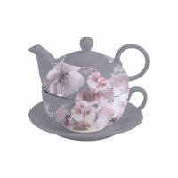 Catherine Lansfield Dramatic Floral Tea For One
