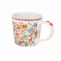 Cath Kidston Painted Pansies Cream Dolly Mug