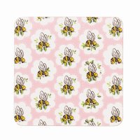 Cath Kidston Provence Bee Set of 4 Cork Backed Coasters