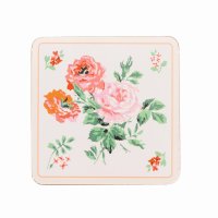 Cath Kidston Archive Rose Set of 4 Cork Backed Coasters