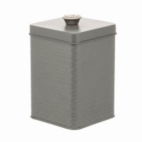 Artisan Street Embossed Storage Canister - Smoke
